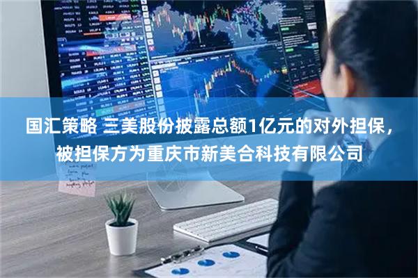 国汇策略 三美股份披露总额1亿元的对外担保，被担保方为重庆市新美合科技有限公司